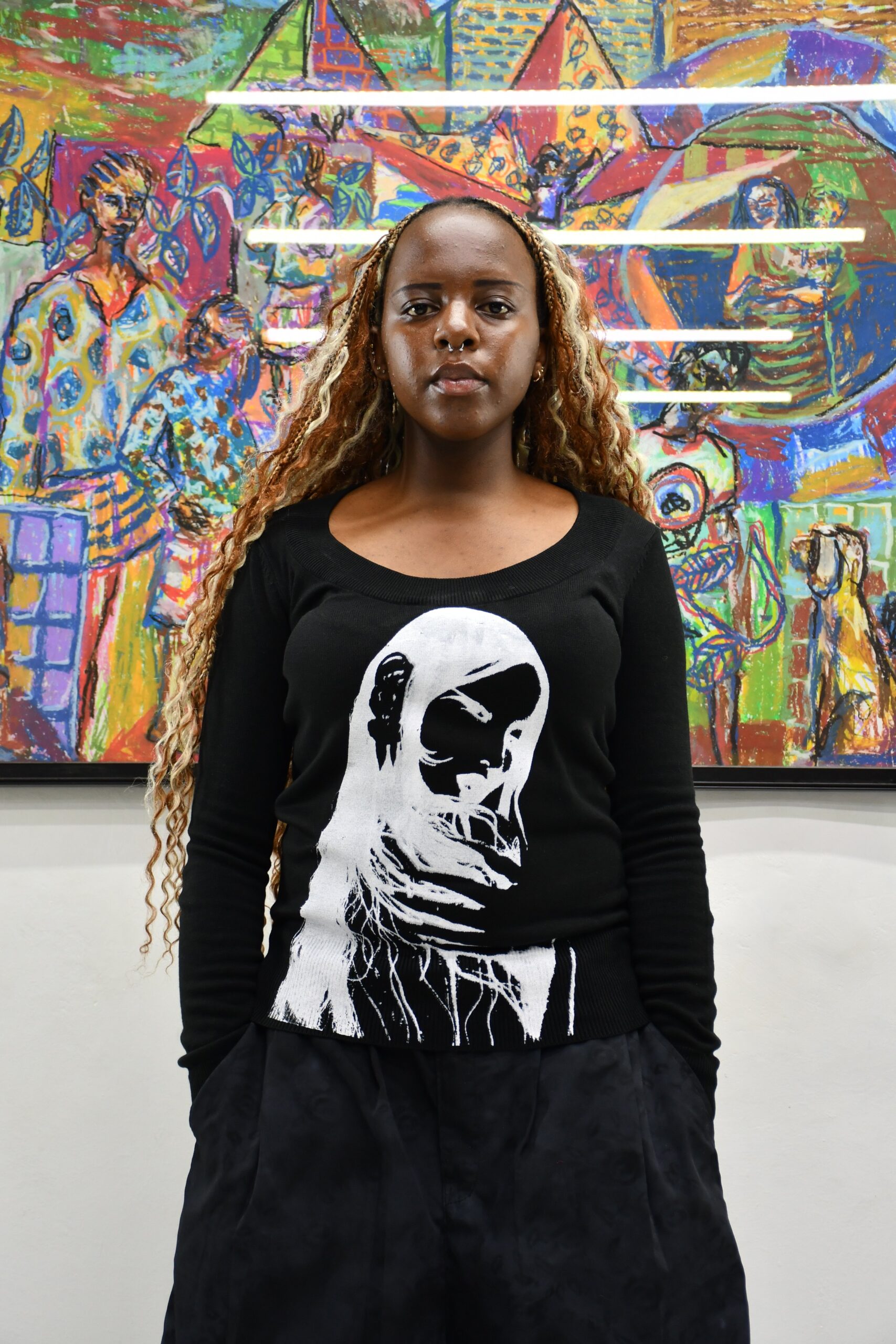 Screenprinted light sweater
Medium - Image 2
