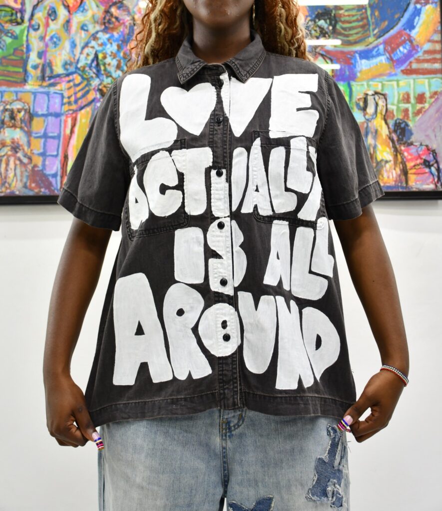 Handpainted shirt
Medium